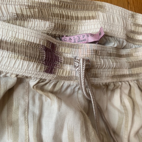 Calypso pants with straw string and tassels - Picture 3 of 5